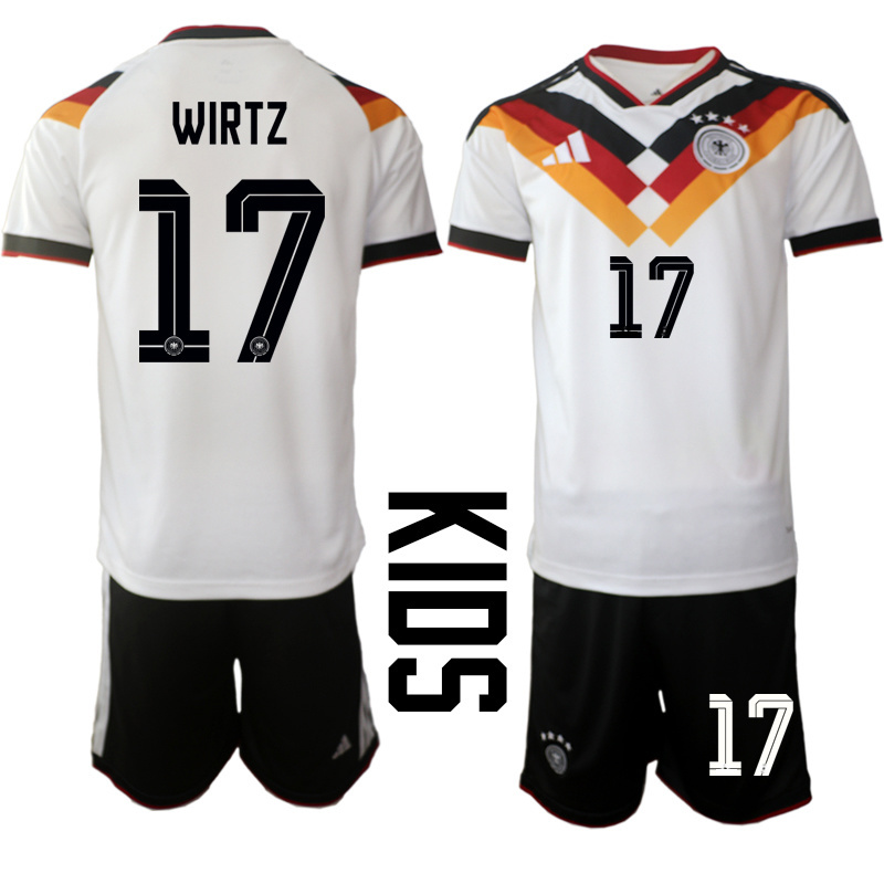 Youth Germany home 010 style 2026 World Cup Soccer jersey